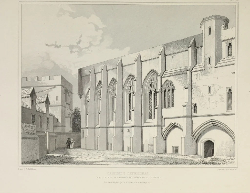 An illustration from Architectural illustrations, history and description of Carlisle cathedral, 1840, leaf 178