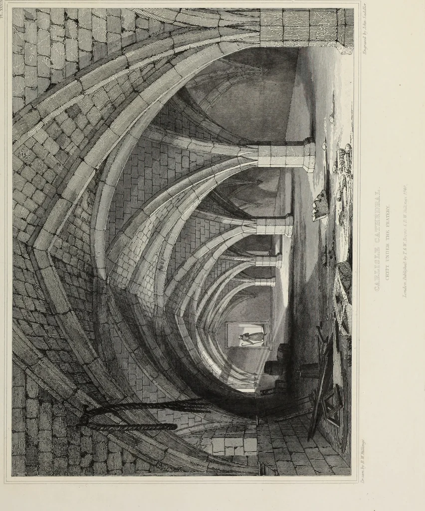 An illustration from Architectural illustrations, history and description of Carlisle cathedral, 1840, leaf 180