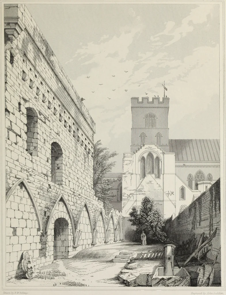 An illustration from Architectural illustrations, history and description of Carlisle cathedral, 1840, leaf 190