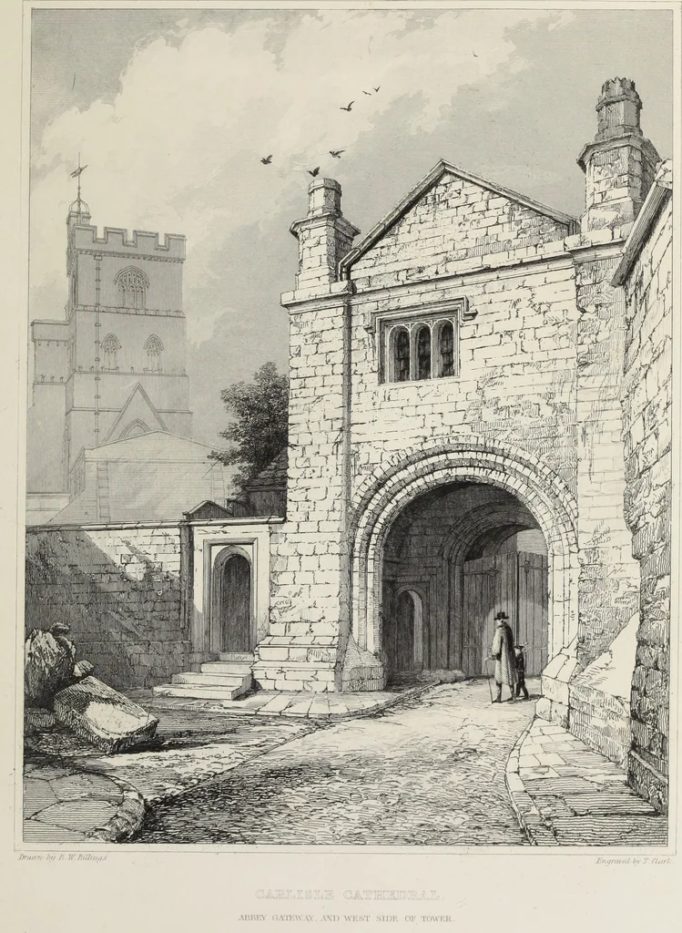 An illustration from Architectural illustrations, history and description of Carlisle cathedral, 1840, leaf 192