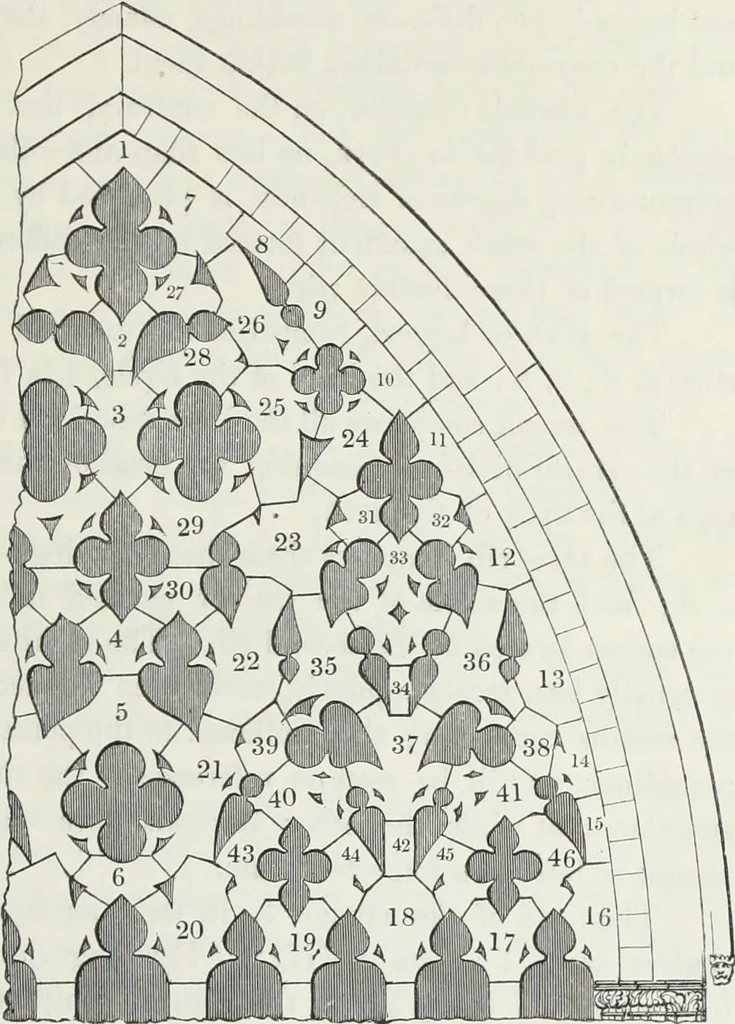 An illustration from Architectural illustrations, history and description of Carlisle cathedral, 1840, leaf 74