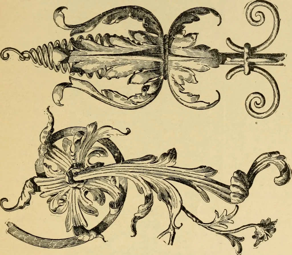 An illustration from Architectural iron and steel, and its application in the construction of buildings ... specifications of ironwork ... tables selected expressly for this work ... by Wm. H. Birkmire, 1905, leaf 100