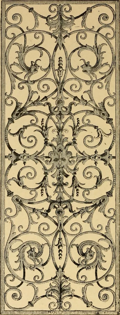 An illustration from Architectural iron and steel, and its application in the construction of buildings ... specifications of ironwork ... tables selected expressly for this work ... by Wm. H. Birkmire, 1905, leaf 101
