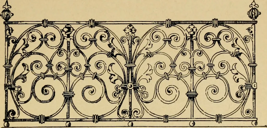 An illustration from Architectural iron and steel, and its application in the construction of buildings ... specifications of ironwork ... tables selected expressly for this work ... by Wm. H. Birkmire, 1905, leaf 106