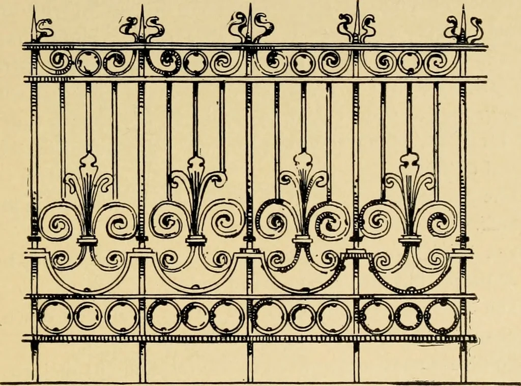 An illustration from Architectural iron and steel, and its application in the construction of buildings ... specifications of ironwork ... tables selected expressly for this work ... by Wm. H. Birkmire, 1905, leaf 106