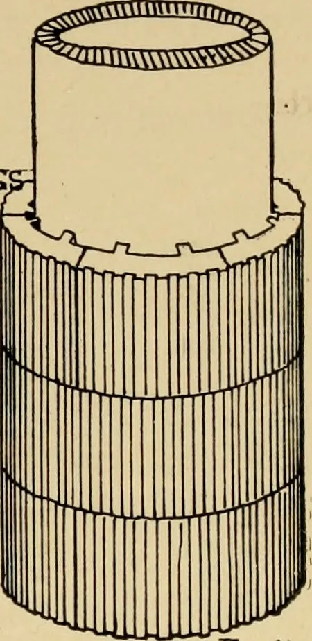 An illustration from Architectural iron and steel, and its application in the construction of buildings ... specifications of ironwork ... tables selected expressly for this work ... by Wm. H. Birkmire, 1905, leaf 130