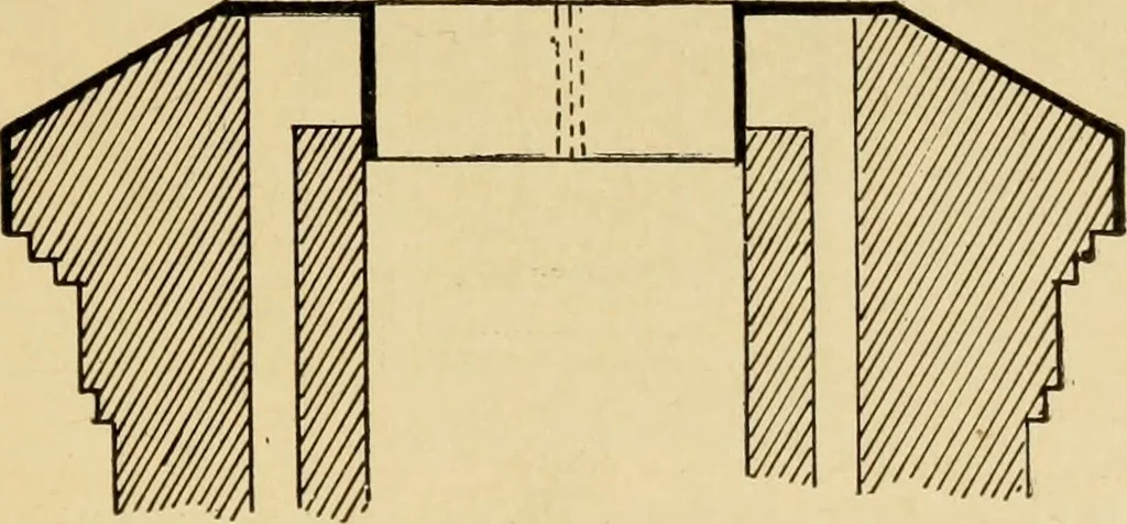 An illustration from Architectural iron and steel, and its application in the construction of buildings ... specifications of ironwork ... tables selected expressly for this work ... by Wm. H. Birkmire, 1905, leaf 160
