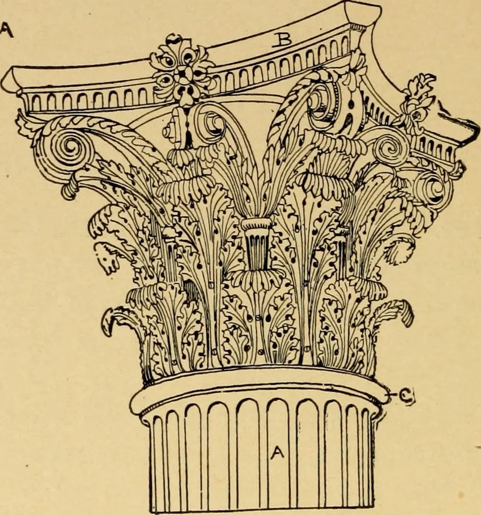 An illustration from Architectural iron and steel, and its application in the construction of buildings ... specifications of ironwork ... tables selected expressly for this work ... by Wm. H. Birkmire, 1905, leaf 75