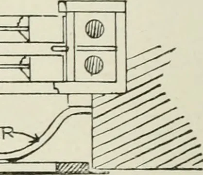 An illustration from Architectural iron and steel : and its application in the construction of buildings, including beams and girders in floor construction, rolled iron struts, wrought and cast-iron columns, fire-proof columns, column connections, cast-iron lintels, roof trusses, stairways, elevator enclosures, ornamental iron, floor lights, and skylights, vault lights, doors, and shutters, window guards and grilles, etc., etc., with specification of ironwork and selected papers in relation to ironwork, from a revision of the present law before the legislature affecting public interests in the city of New York, in so far as the same regulates the construction of buildings in said city, tables selected expressly for this work, of the properties of beams, channels, tees and angles, used as beams, struts and columns, weights of iron and steel bars, capacity of tanks, areas of circles, weights of circular and square cast-iron columns, weights of substances, tables of squares, cubes, etc., weights of sheet copper, brass and iron, etc, 1892, leaf 119