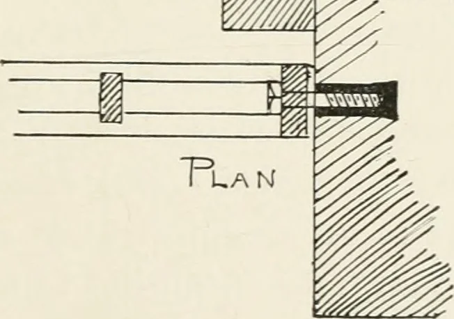 An illustration from Architectural iron and steel : and its application in the construction of buildings, including beams and girders in floor construction, rolled iron struts, wrought and cast-iron columns, fire-proof columns, column connections, cast-iron lintels, roof trusses, stairways, elevator enclosures, ornamental iron, floor lights, and skylights, vault lights, doors, and shutters, window guards and grilles, etc., etc., with specification of ironwork and selected papers in relation to ironwork, from a revision of the present law before the legislature affecting public interests in the city of New York, in so far as the same regulates the construction of buildings in said city, tables selected expressly for this work, of the properties of beams, channels, tees and angles, used as beams, struts and columns, weights of iron and steel bars, capacity of tanks, areas of circles, weights of circular and square cast-iron columns, weights of substances, tables of squares, cubes, etc., weights of sheet copper, brass and iron, etc, 1892, leaf 168