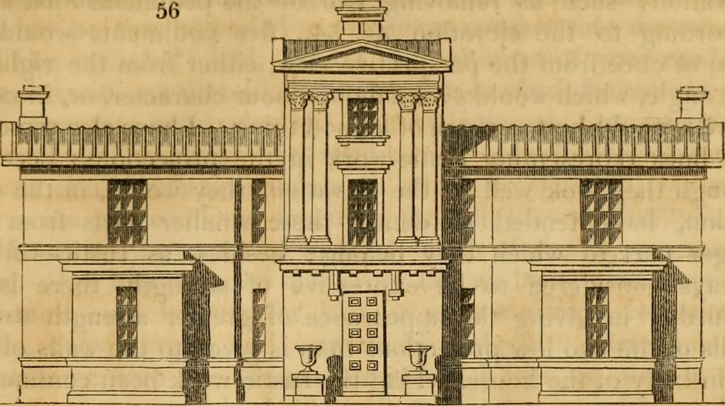 An illustration from The Architectural magazine, 1834, leaf 132