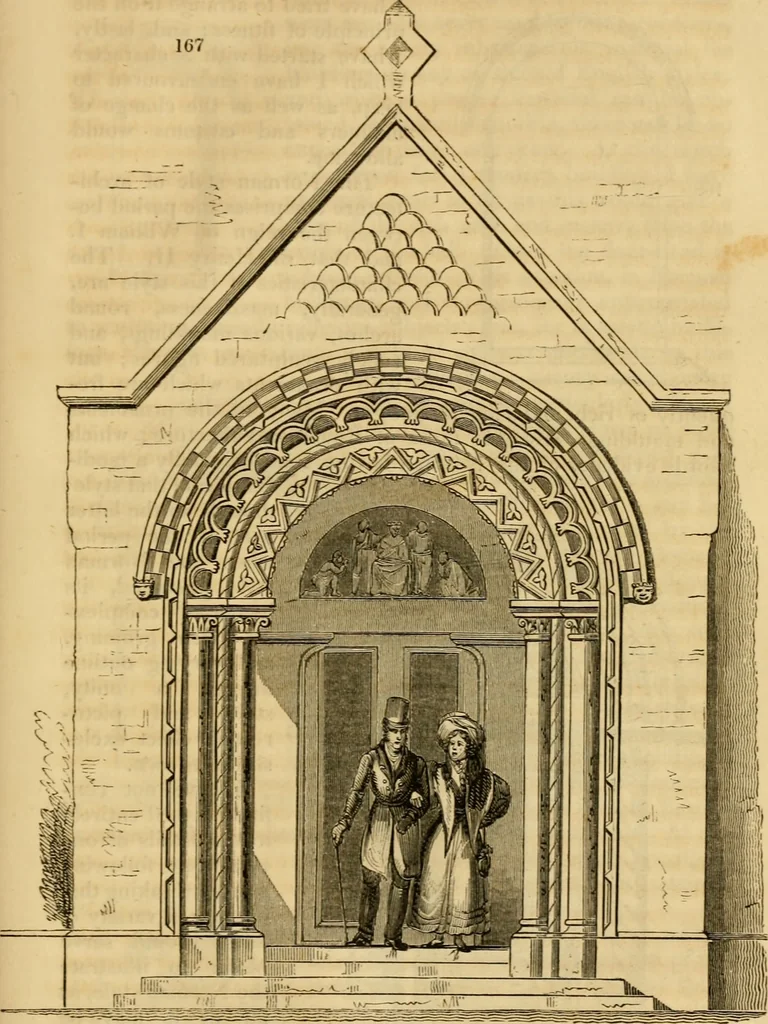 An illustration from The Architectural magazine, 1834, leaf 354