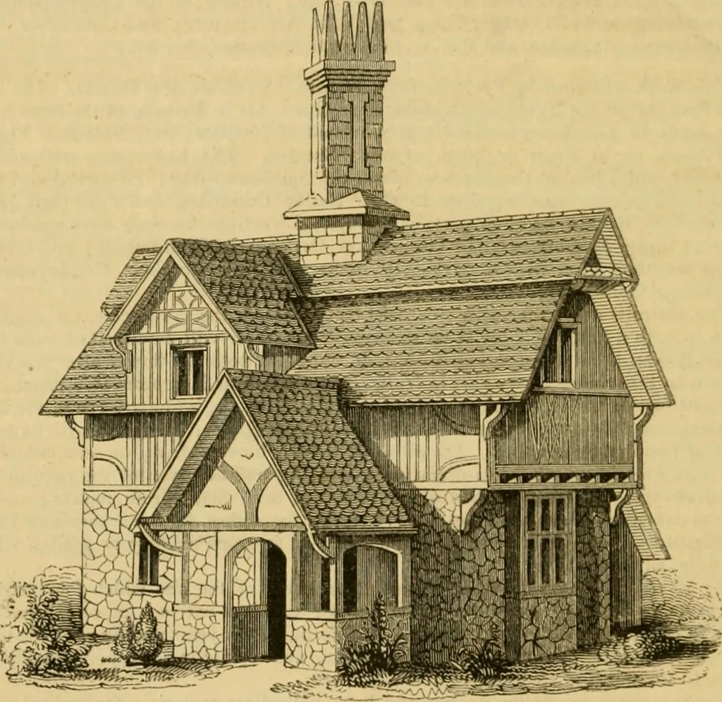 An illustration from The Architectural magazine, 1834, leaf 411