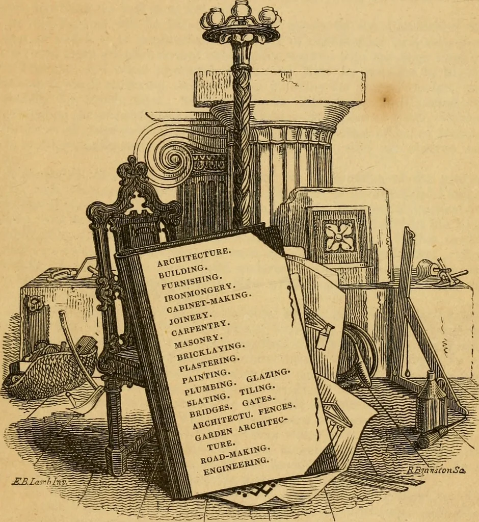 An illustration from The Architectural magazine, 1834, leaf 6