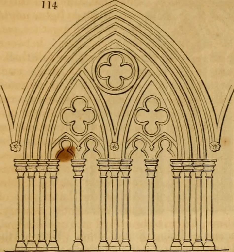 An illustration from The Architectural magazine, 1834, leaf 232