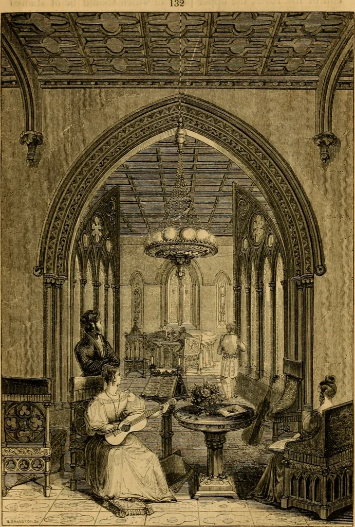 An illustration from The Architectural magazine, 1834, leaf 274