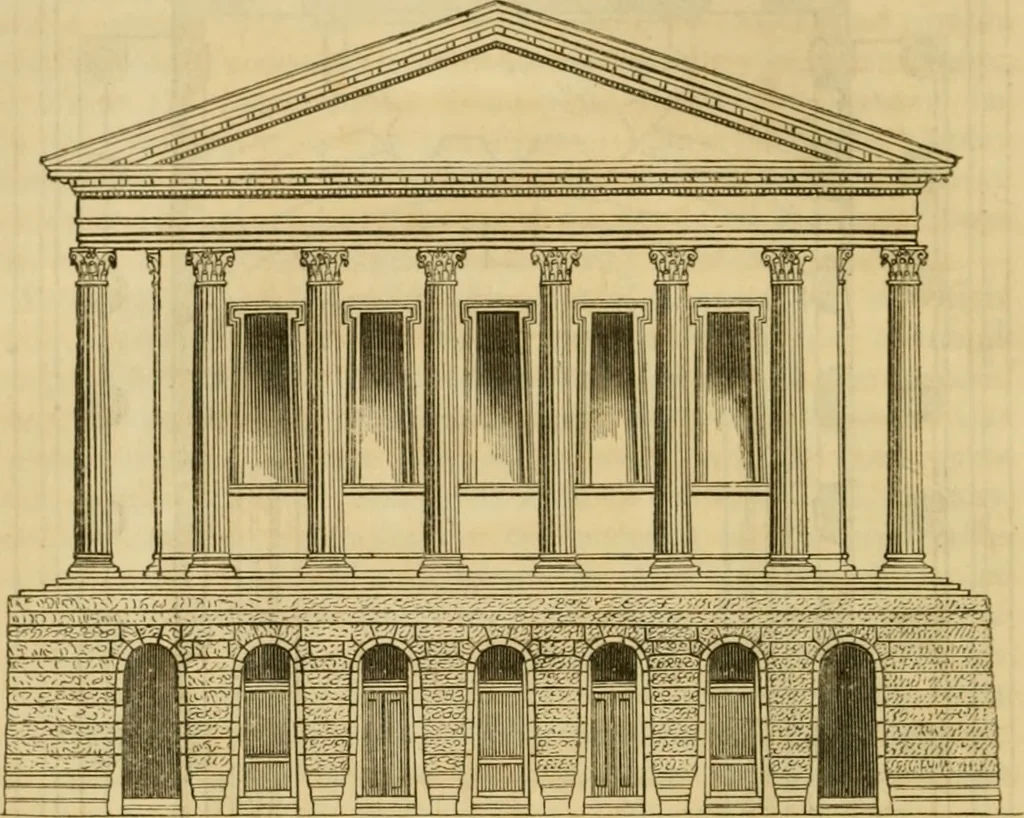 An illustration from The Architectural magazine, 1834, leaf 33