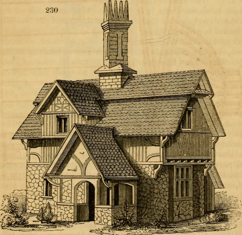 An illustration from The Architectural magazine, 1834, leaf 550