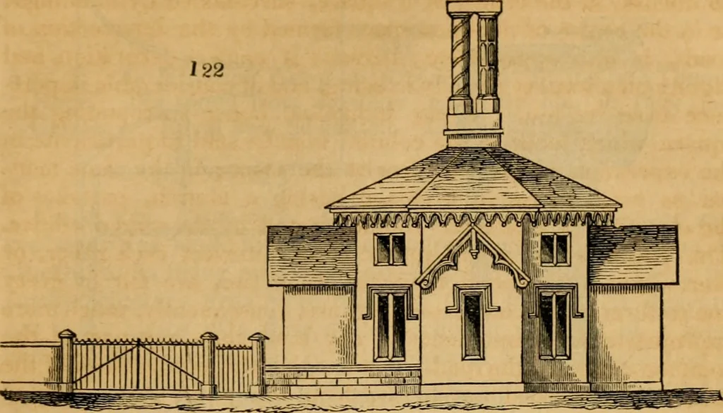 An illustration from The Architectural magazine, 1834, leaf 336