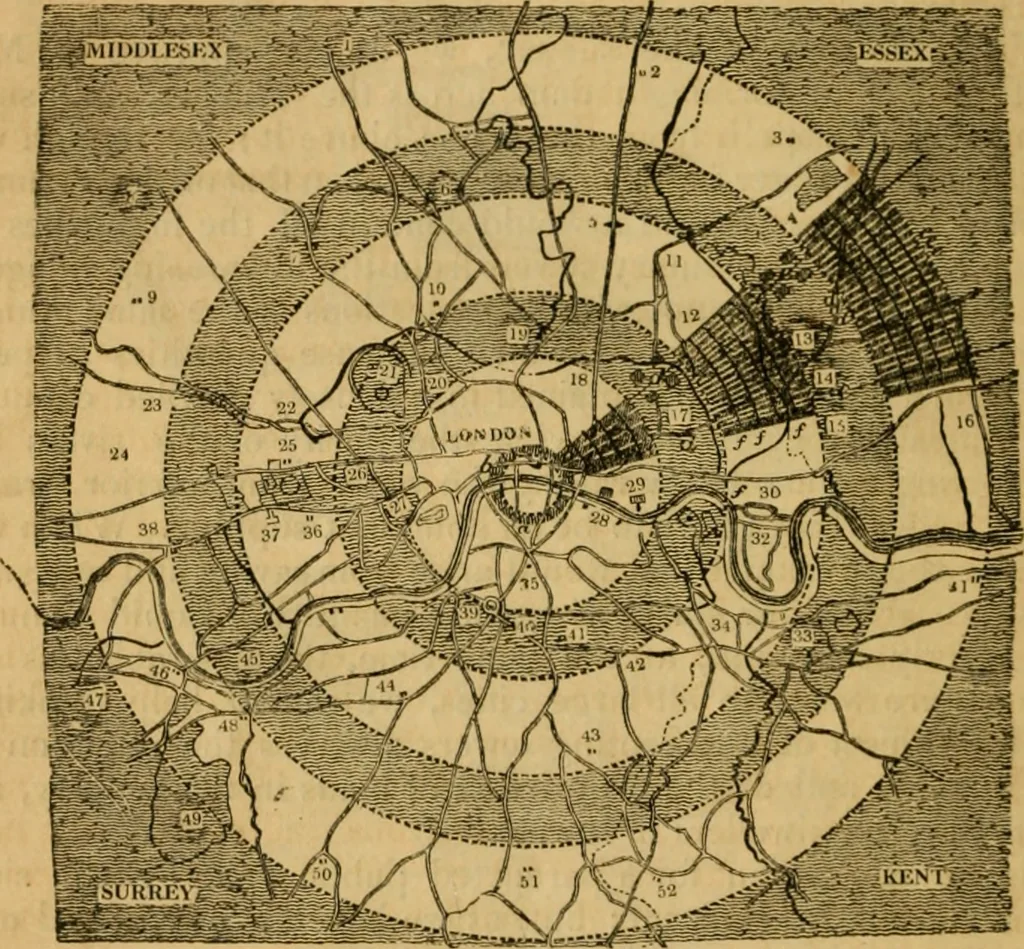 An illustration from The Architectural magazine, 1834, leaf 403