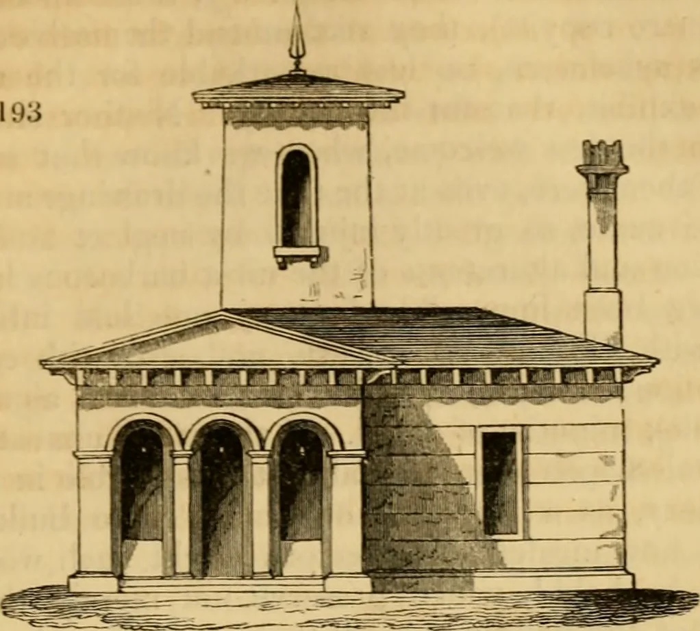 An illustration from The Architectural magazine, 1834, leaf 534
