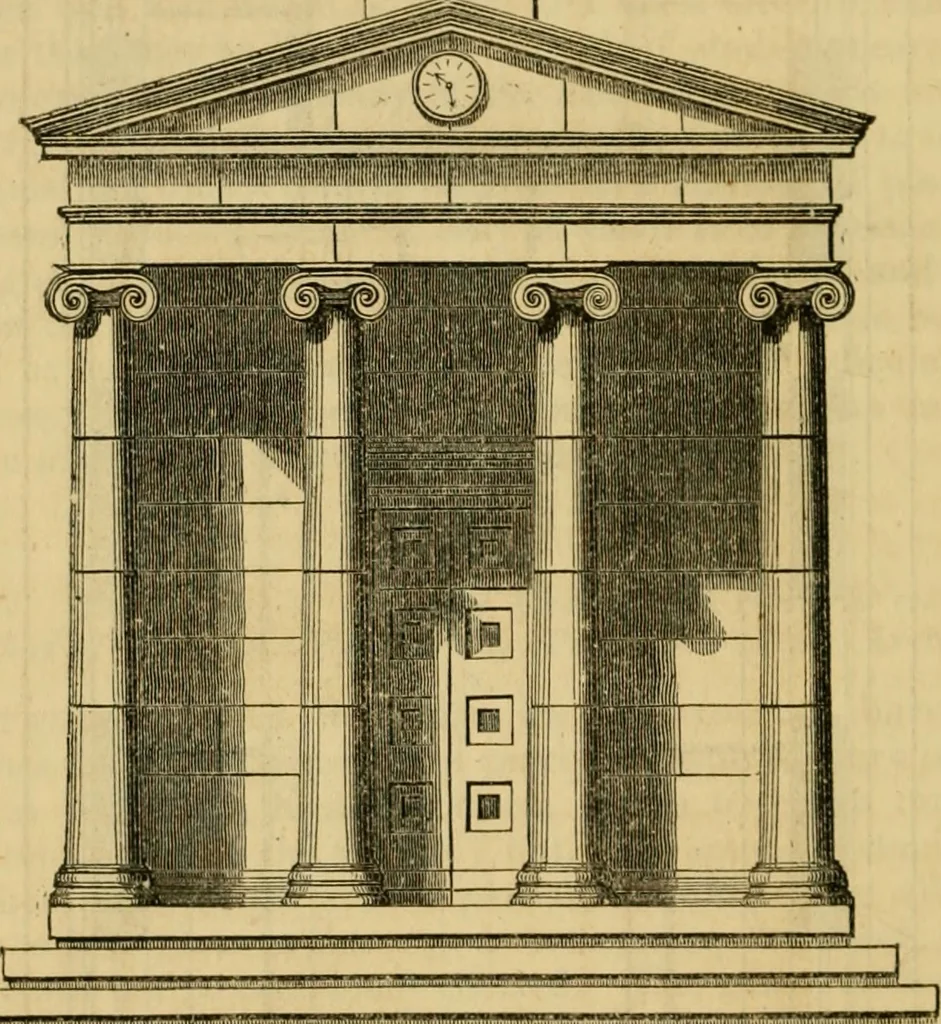 An illustration from The Architectural magazine, 1834, leaf 585
