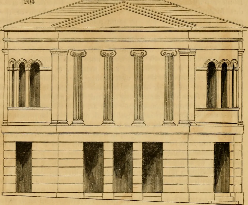 An illustration from The Architectural magazine, 1834, leaf 594