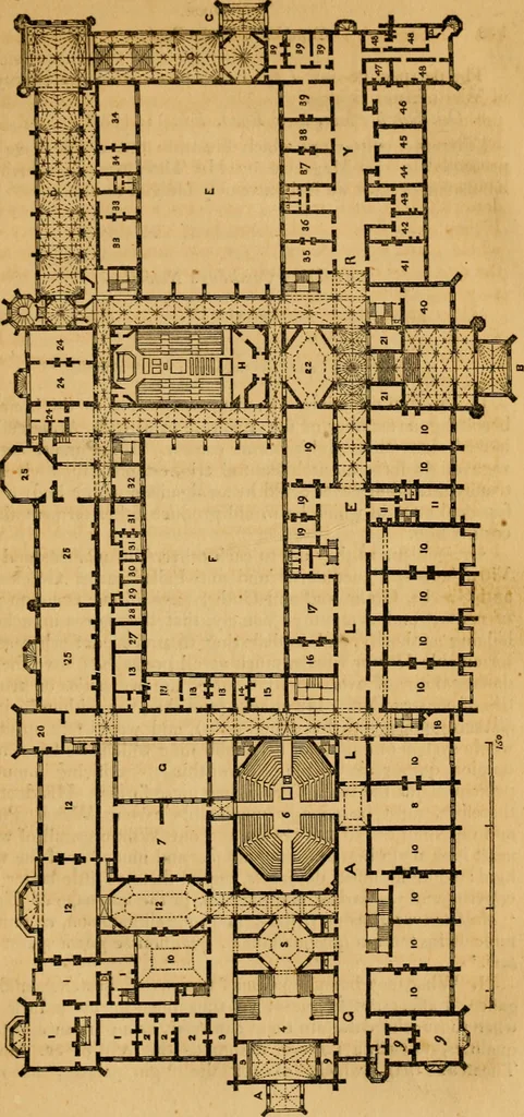 An illustration from The Architectural magazine, 1834, leaf 128