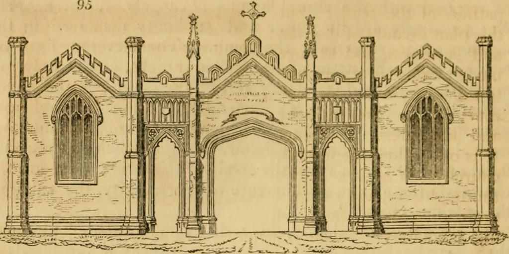 An illustration from The Architectural magazine, 1834, leaf 447