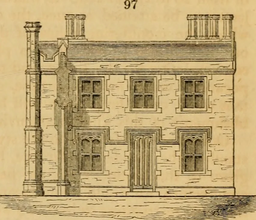 An illustration from The Architectural magazine, 1834, leaf 448