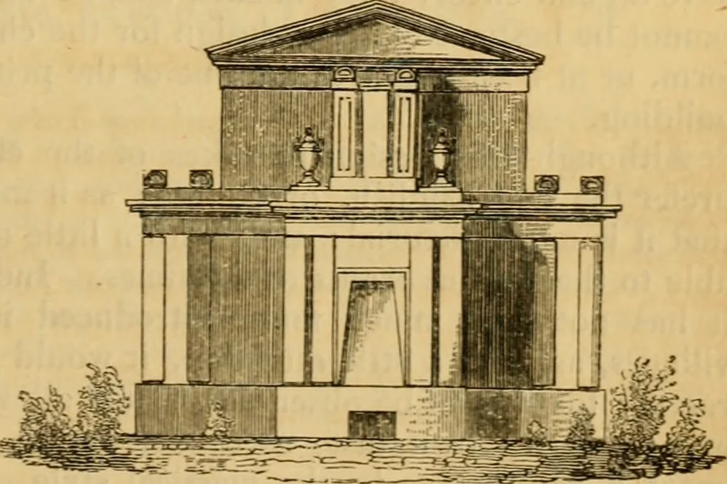 An illustration from The Architectural magazine, 1834, leaf 540