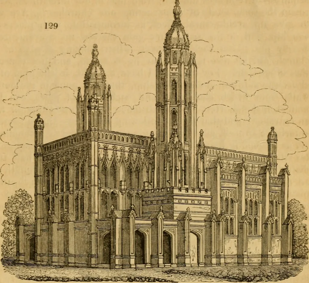 An illustration from The Architectural magazine, 1834, leaf 580
