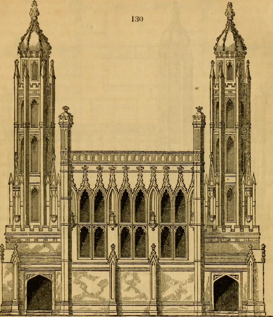 An illustration from The Architectural magazine, 1834, leaf 582