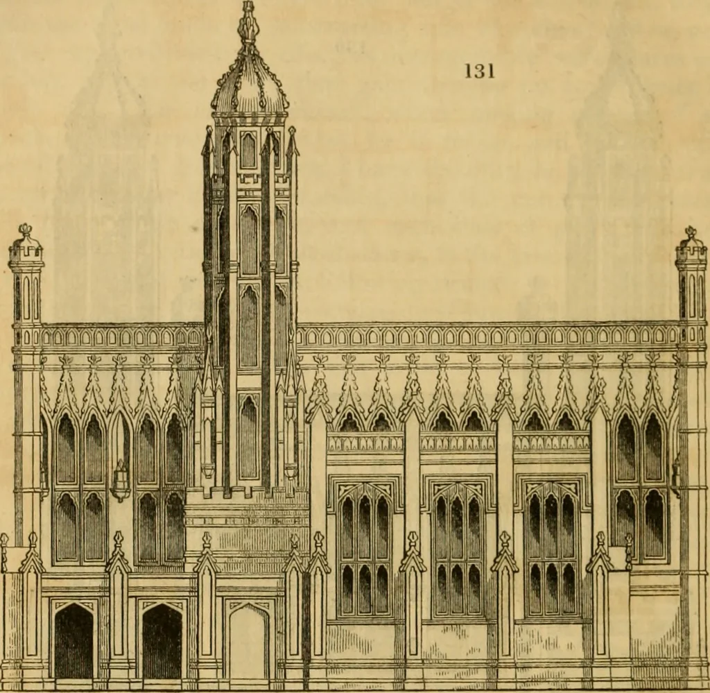 An illustration from The Architectural magazine, 1834, leaf 583