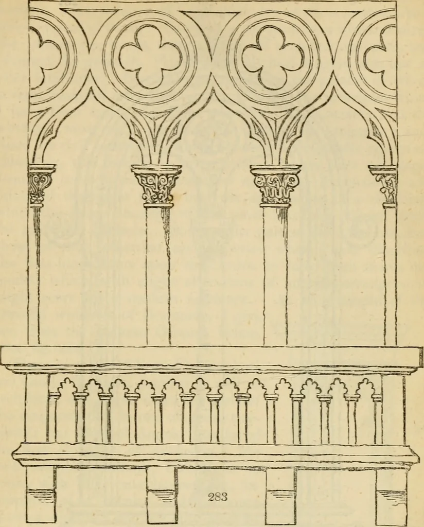 An illustration from The Architectural magazine, 1834, leaf 670