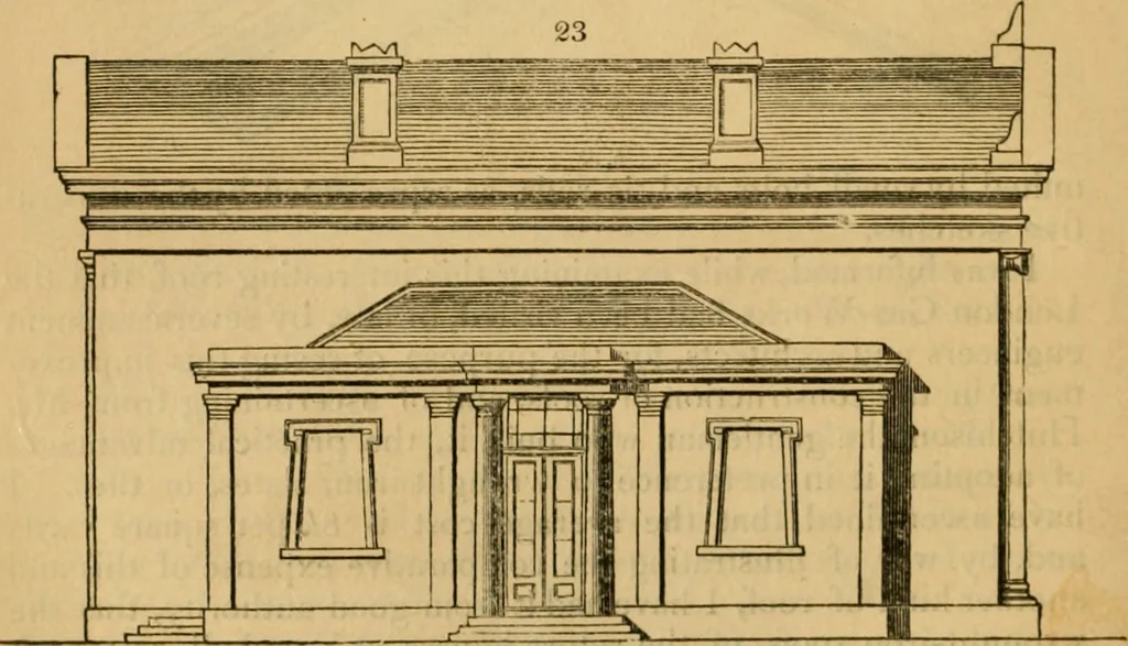 An illustration from The Architectural magazine, 1834, leaf 85