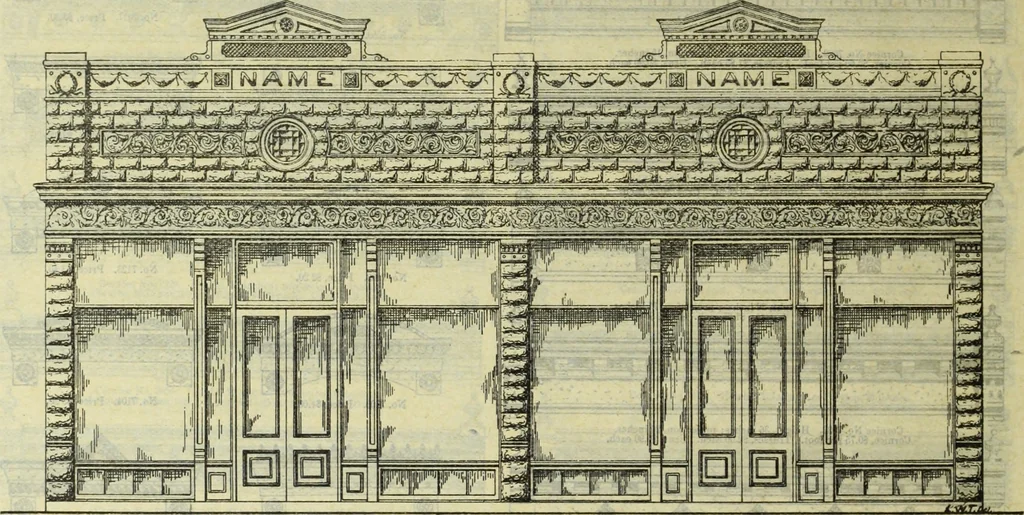 An illustration from Architectural metal work : manufactured by W.H. Mullins, Salem, Ohio, U.S.A, 1897, leaf 15