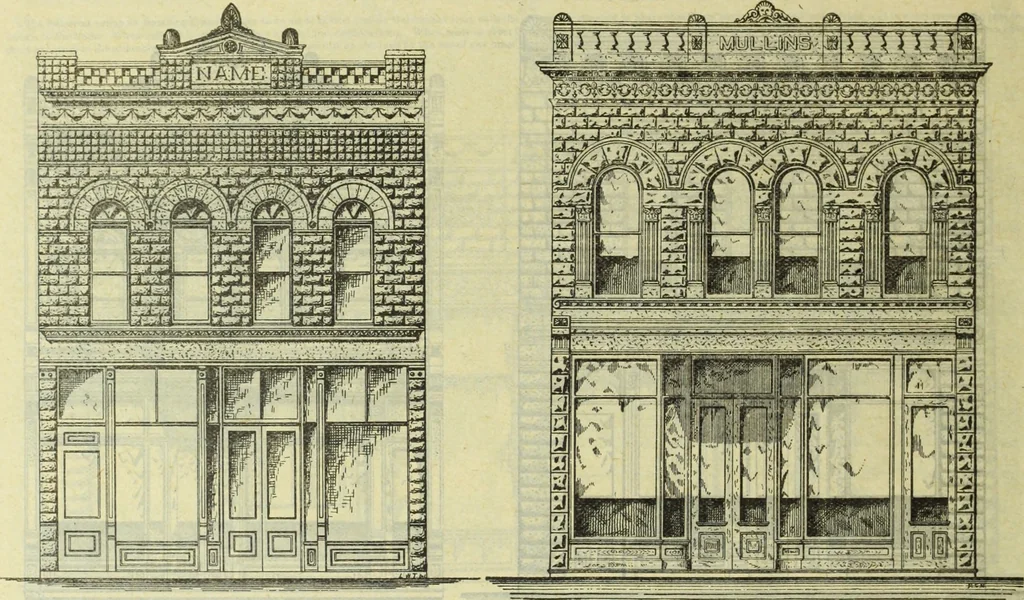 An illustration from Architectural metal work : manufactured by W.H. Mullins, Salem, Ohio, U.S.A, 1897, leaf 17