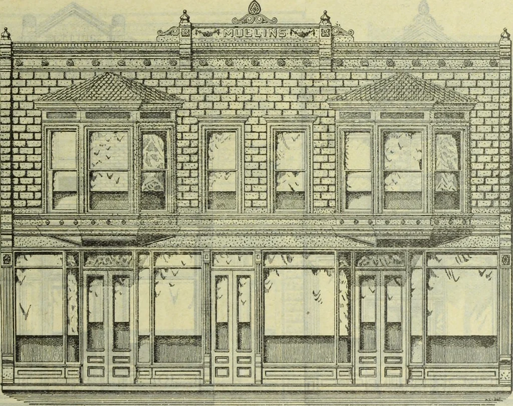 An illustration from Architectural metal work : manufactured by W.H. Mullins, Salem, Ohio, U.S.A, 1897, leaf 20
