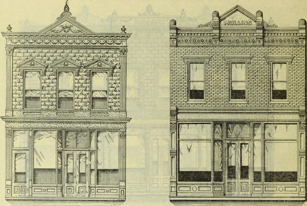 An illustration from Architectural metal work : manufactured by W.H. Mullins, Salem, Ohio, U.S.A, 1897, leaf 21