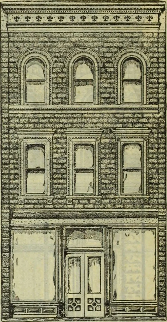 An illustration from Architectural metal work : manufactured by W.H. Mullins, Salem, Ohio, U.S.A, 1897, leaf 23