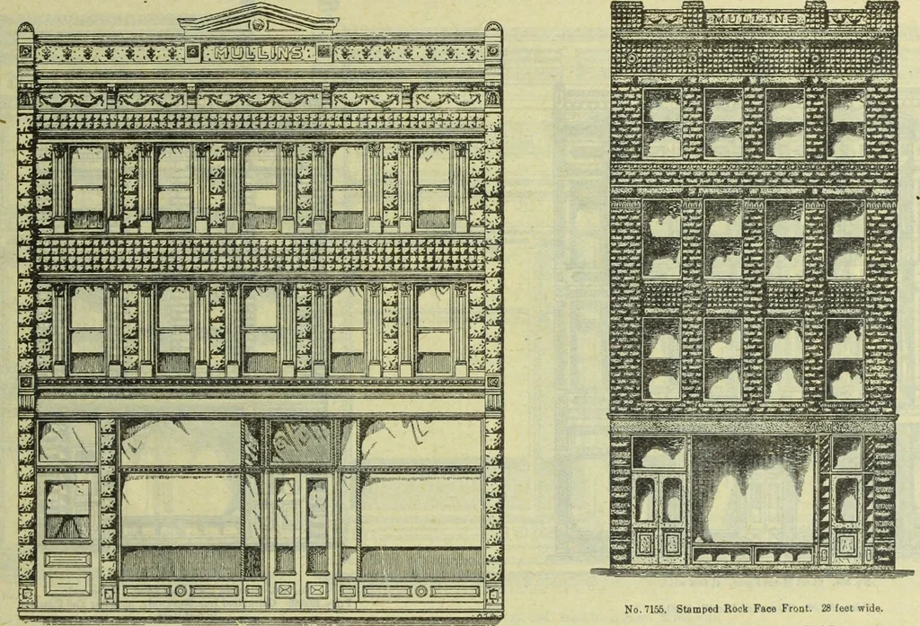 An illustration from Architectural metal work : manufactured by W.H. Mullins, Salem, Ohio, U.S.A, 1897, leaf 24