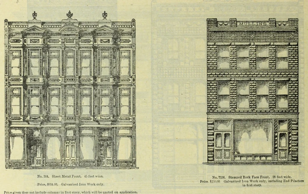 An illustration from Architectural metal work : manufactured by W.H. Mullins, Salem, Ohio, U.S.A, 1897, leaf 25