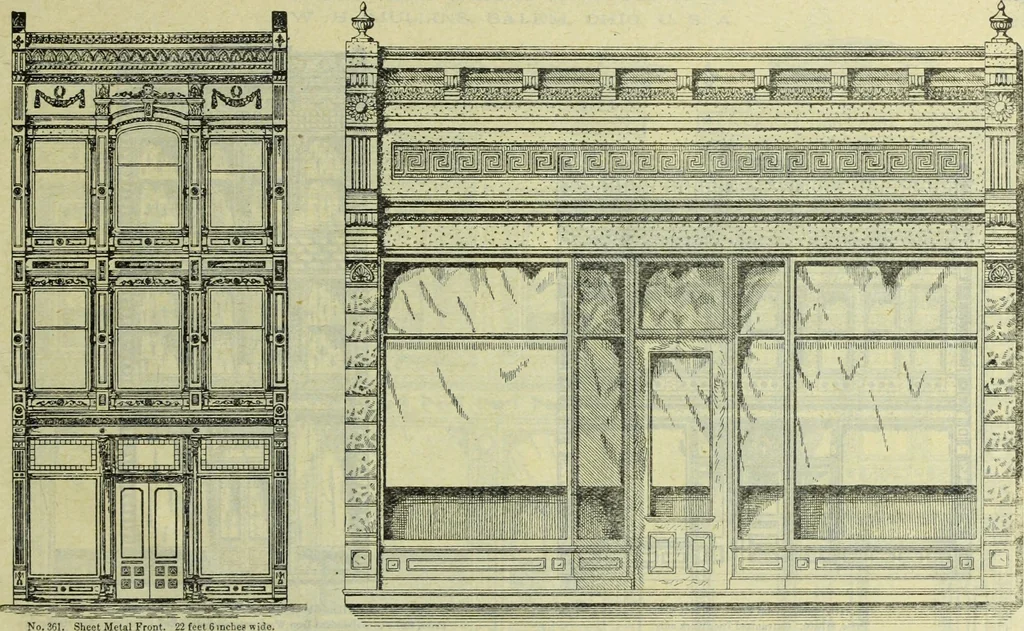 An illustration from Architectural metal work : manufactured by W.H. Mullins, Salem, Ohio, U.S.A, 1897, leaf 26