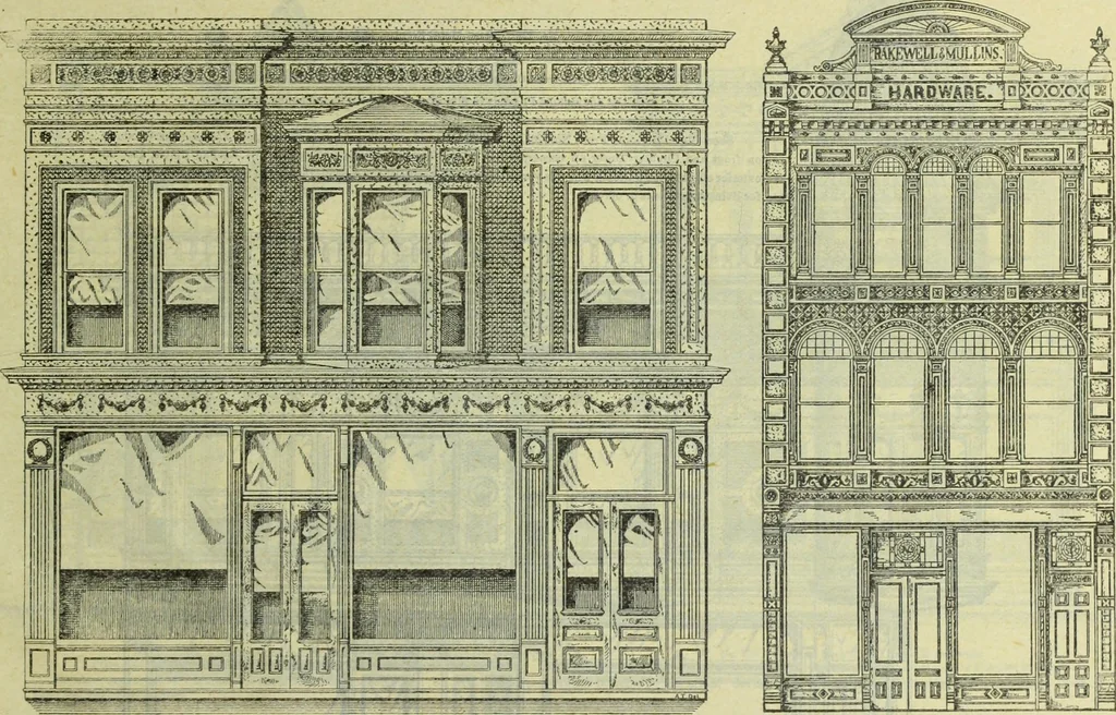 An illustration from Architectural metal work : manufactured by W.H. Mullins, Salem, Ohio, U.S.A, 1897, leaf 28