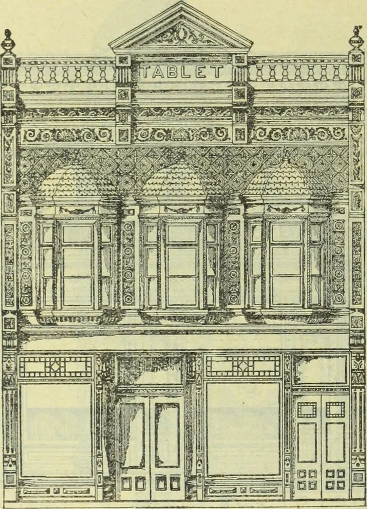 An illustration from Architectural metal work : manufactured by W.H. Mullins, Salem, Ohio, U.S.A, 1897, leaf 31
