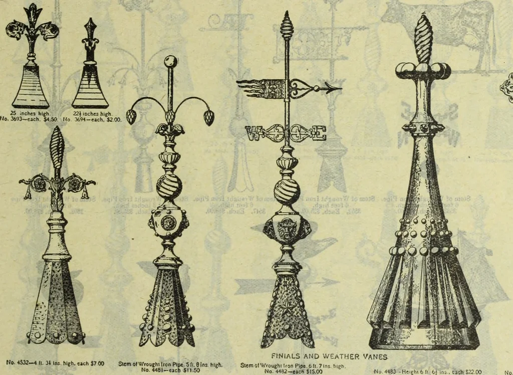 An illustration from Architectural metal work : manufactured by W.H. Mullins, Salem, Ohio, U.S.A, 1897, leaf 42