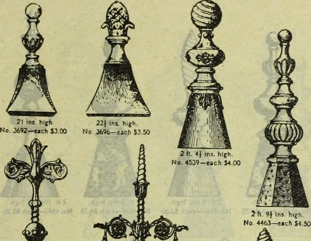 An illustration from Architectural metal work : manufactured by W.H. Mullins, Salem, Ohio, U.S.A, 1897, leaf 44