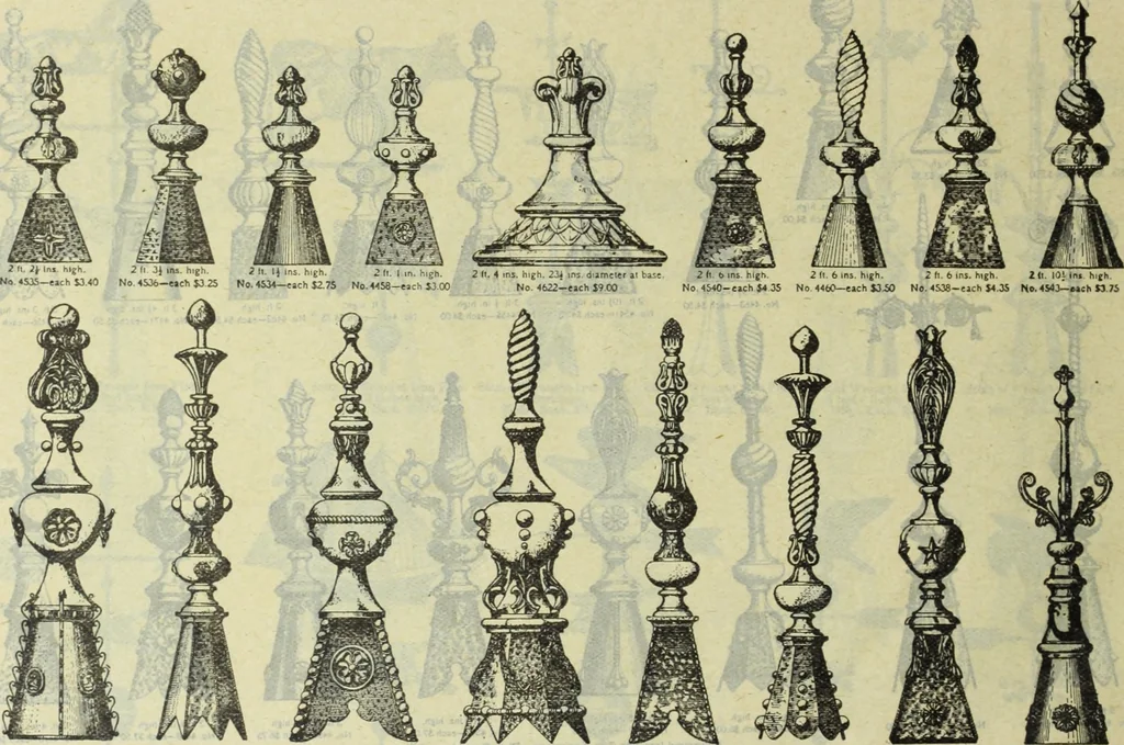An illustration from Architectural metal work : manufactured by W.H. Mullins, Salem, Ohio, U.S.A, 1897, leaf 45