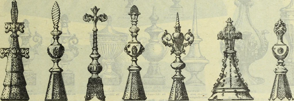 An illustration from Architectural metal work : manufactured by W.H. Mullins, Salem, Ohio, U.S.A, 1897, leaf 46